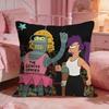 FFuturamas Classic Anime Cushion Cover Premium Comfort Reversible Pillow Cove Two In One Design For Any Room  Car Interior