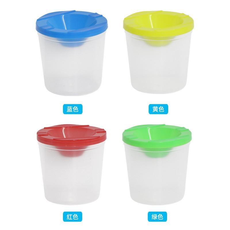 Paint Brush Washer - Leak- Brush Cleaning for Watercolor, Acrylic, Oil Painting - Portable Artist Brush Rinse Cup