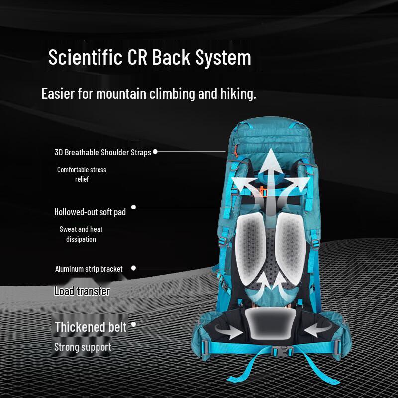 Naturehike Cloud Path 55L Mountaineering Backpack