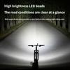 Powerful Bicycles Front Headlight Waterproof Bright LED Road Bike Light USB Rechargeable Bike Light for Night Cycling