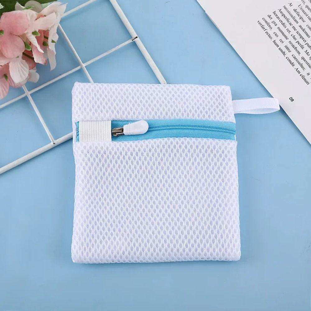 1Pc New Soaps Saver Mesh Laundry Bag Bath Foaming Polyester Mesh Clothing Storage Bag Square Foam Mesh Cleaning Tool