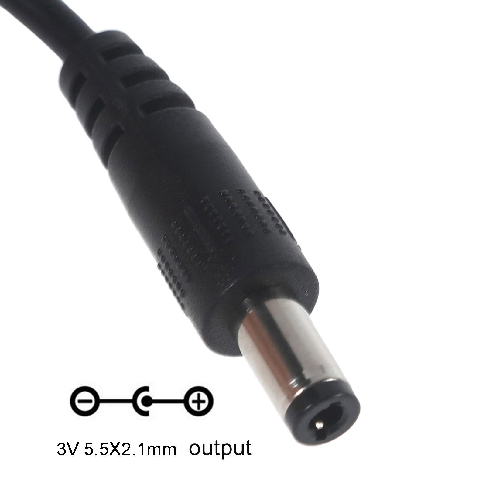 100cm Length USB Male to DC5521 Plug Male Power Cord Charging Wire Line USB 5V to 5.5x2.1mm 3V Adapter Cable 1