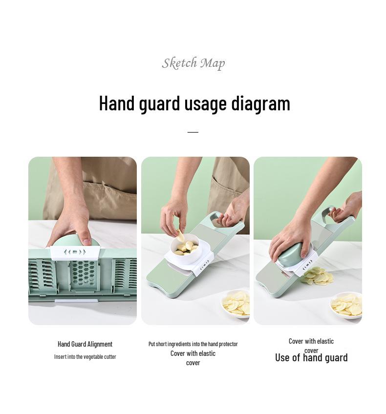 Multifunctional Kitchen Vegetable and Potato Slicer Grater Cutter