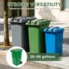 Anti Slip Garbage Can Lock Tear Resistant Bin Lid Lock Adjustable Trash Can Lock  Waste Container