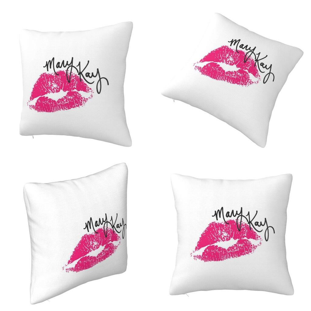 Mary Kay Cosmetics Square Pillowcase Cushion Cover Pillow Case Throw Pillow Cover for Home Sofa Living Room
