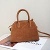 Genuine Cowhide Leather Tote Bag Single Handle Solid Color Designer Fashion Casual Versatile Large Capacity Womens Bag