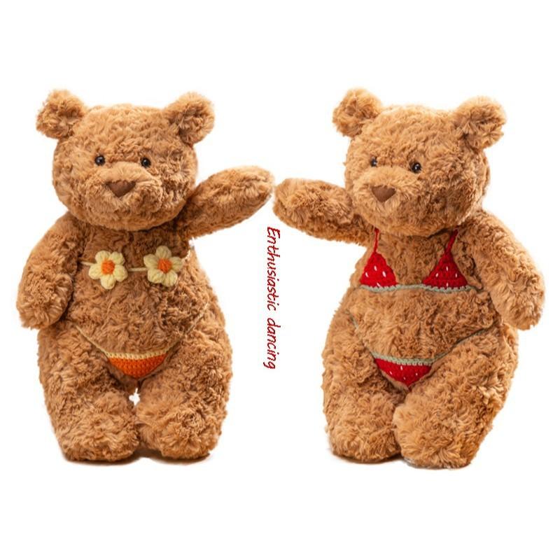 Cartoon Teddy Bikinis Bear Cute Animal Plush Toy Kids Room Decor And Ideas Gift