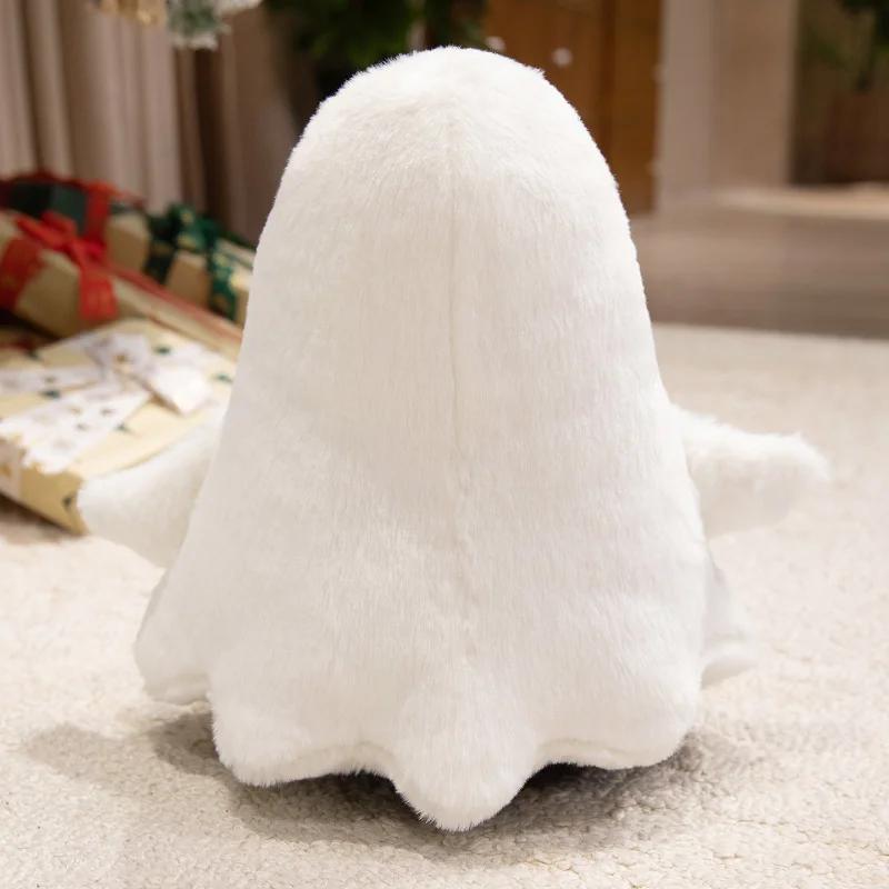 Cute White Little Ghost Plush Doll Soft Ghost Halloween Party Supplies Decorations Festival Collection Festival Gift for Friends