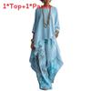 Womens Casual Twopiece Set With Polyester Material And Color Block Pattern For Spring