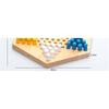 Wooden Hexagonal Jump Checkers Kids Parent Interactive Tabletop Board Game