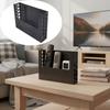 Black Color Remote Control Organizer Honeycomb Design Honeycomb Storage Box  Living Room