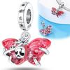 Copper Halloween Series Luminous Pumpkin Blood Devil Charm For Women Original Bracelet Diy Jewelry Making Gift