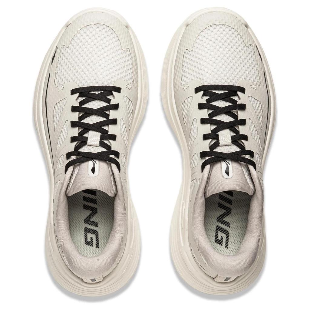 Futter Lingyue Weich Leicht Stoßdämpfend Abriebfest Low Top Laufschuhe Damen Sneaker Silbergrau ARSU098-4