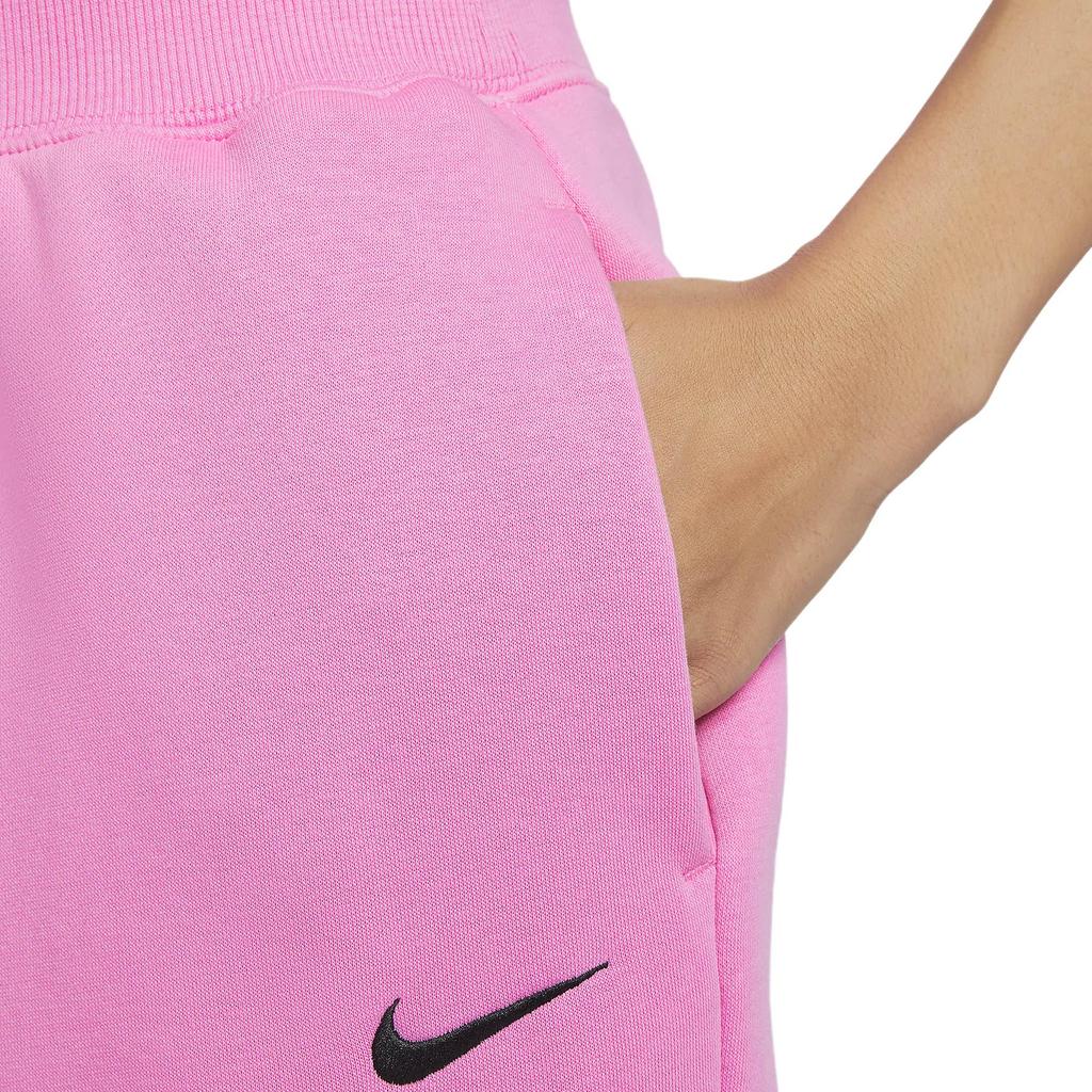 Nike Solid Color High Waist Casual Tapered Knit Sports Pants Women bottoms Pink DQ5888-675