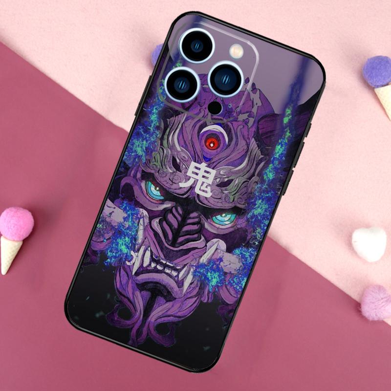 Oni Hannya Mask Phone Case For iPhone 17 Pro Max 17 Air 16E 13 12 Mini 14 15 Plus 11 16 Pro Max Back Cover