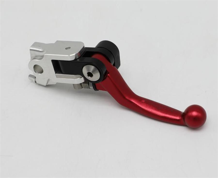 Red 4 Directions Folding Pivot Brake Lever For Honda CRE250X 2007-2012 CRF250R