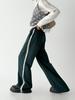 THE GREEN LAB Lace Side Line Track Pants [Green]