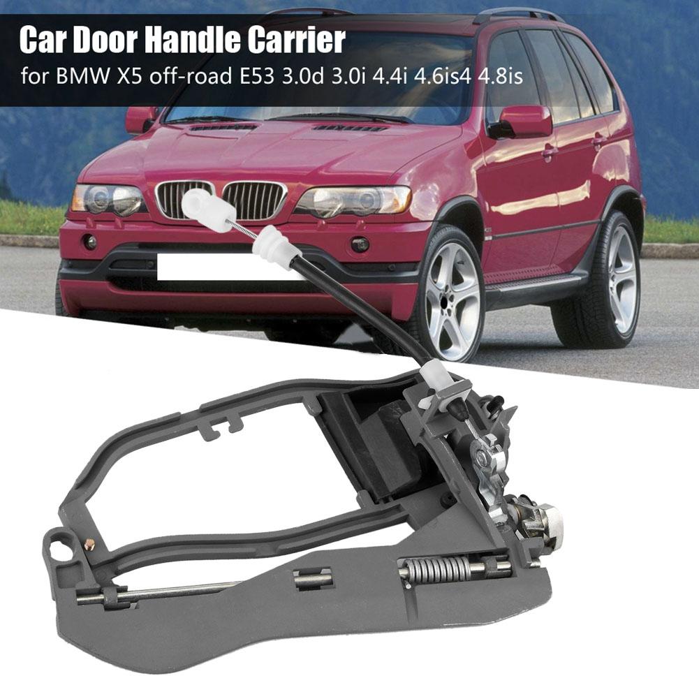 Car Door Handle Carrier Bracket Handle Housing for X5 Off Road E53 (Front Left)51218243615