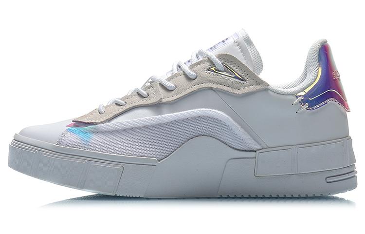 Li Ning Contrarian Низкие Скейтбордические Кроссовки Женские Белые AGCQ186-4 37