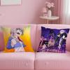 classic anime Call of the Night Cushion Cover Soft  EasyWash Pillow Case  Versatile for Couch Bed Travel and Office