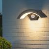 Waterproof LED Motion Sensor Outdoor Wall Light: Modern Minimalist Design for Courtyard, Balcony, and Entryway