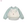6-24 Months Cartoon Babys Bibs Kid's Waterproof Eva Apron Girls Boys Feeding Burp Cloths with Long Sleeves Newborns Saliva Towel