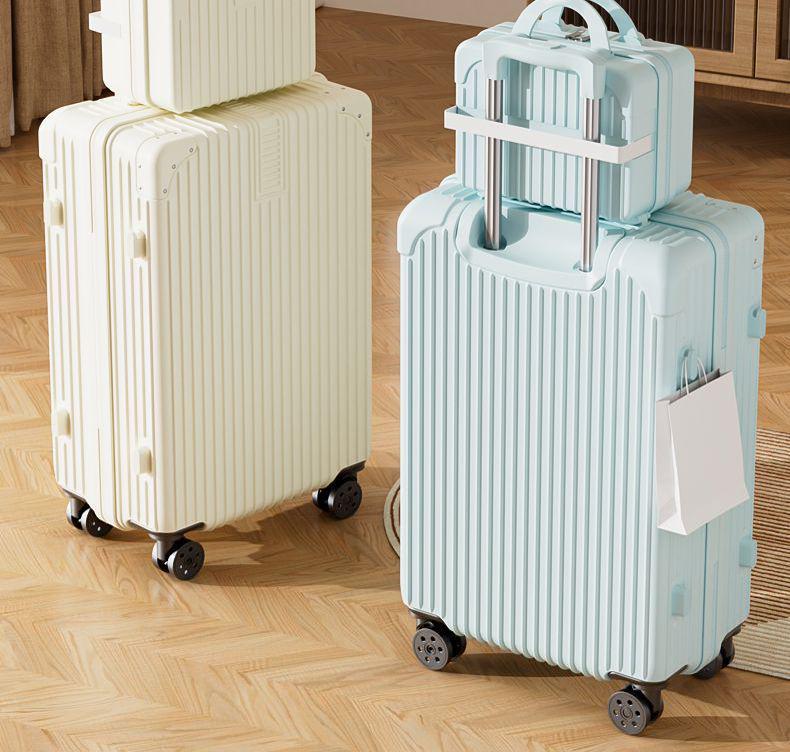 Large Capacity Retro Korean Style Travel Suitcase with Durable Universal Wheels - 2025 Edition