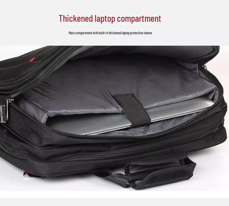 Men's 15.6" Laptop Briefcase & Crossbody Travel Bag