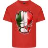 Gym Italian Flag Ripped Muscles Italy Unisexs Light Cotton TShirt
