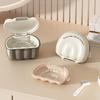 Leak Proof Storage Box For Clear Aligners Dentures Aligner Hoder with Mesh Drainage Basket Travel Essential Organiser