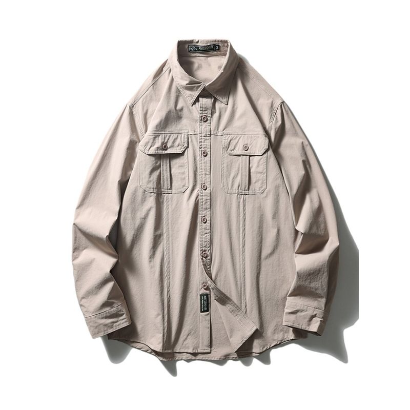 Outdoor Quick-Drying Workwear Shirt Men Long Sleeves Summer New Arrival Thin Outwear Export Export Men's Casual Shirt