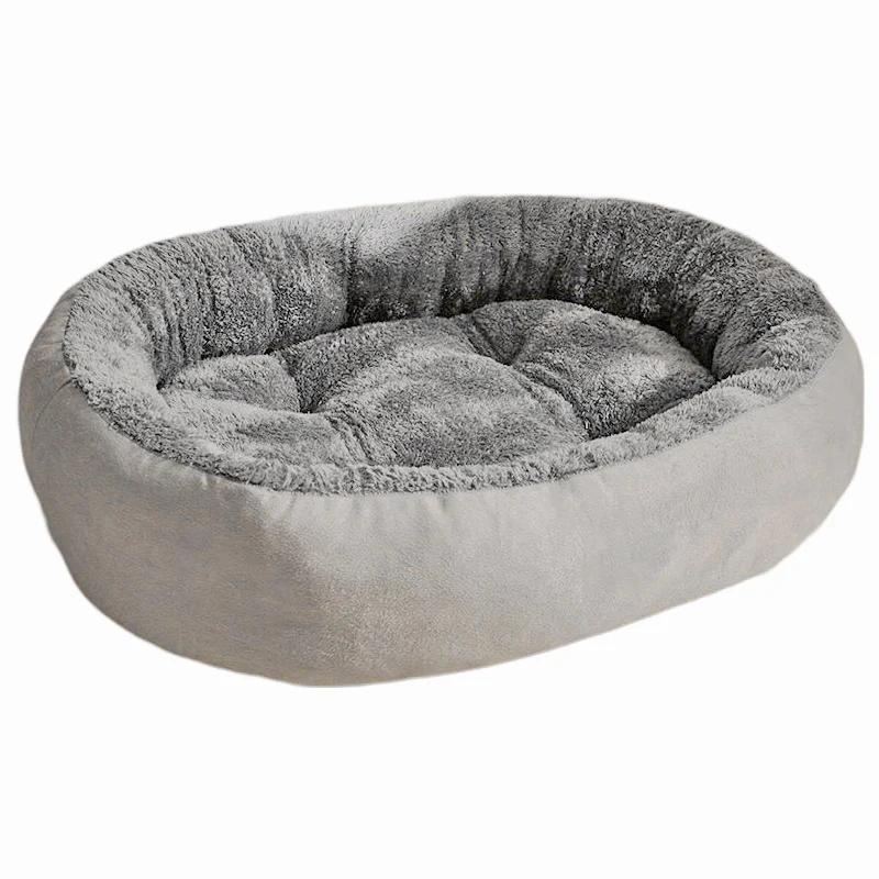Round Dog Bed Dog Accessories Puppy Dog Mat Soft Pet Bed Winter Thickened Pad Dog Sleeping Bed Sofa Pad Dog Small Large Dogs