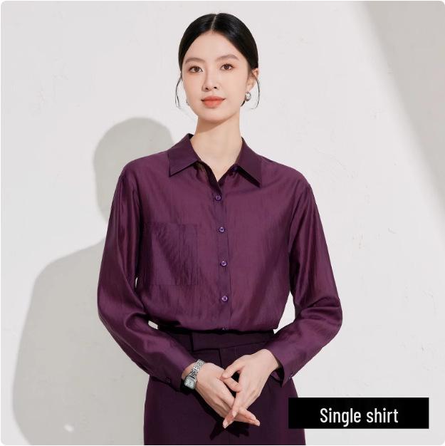 

Элегантный фиолетовый утягивающий топ и юбка, облегающая бедра, для женщин S