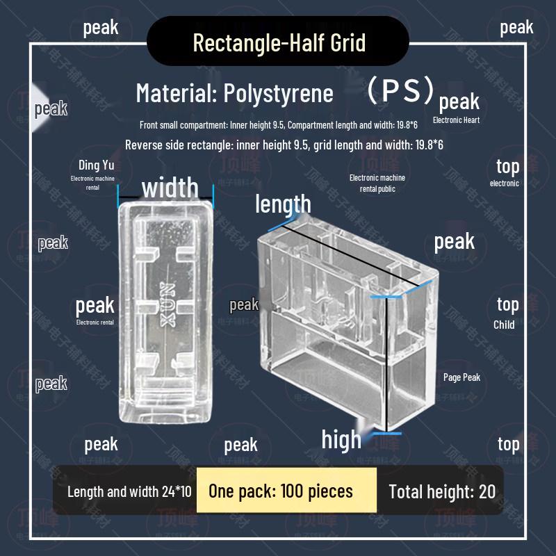 Einweg-Acryl-Kristallharzform für metallographische Kaltpress-Proben
