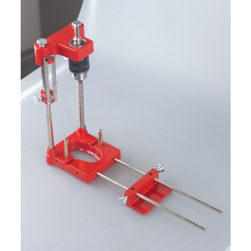 Adjustable Woodworking Drill Locator Hole Punch Template Tool for Precise Drilling and Punching in Furniture Making and DIY