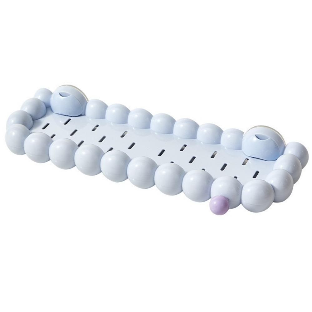Punch Free Cloud Suction Cup Storage Rack Wall Mounted Wall Display Shelf Bathroom