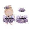 French Style Plush Doll Clothes For 15-17cm Labubu Clothing Accessories Cute Dress Toy Diy Dress Up Outfit Designer Party Gift