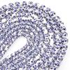 6 8 10 12mm Kleine Blume Keramikperlen Blaues Porzellan Runde Lose Perlen Für Schmuckherstellung DIY Armbänder Halskette Zubehör