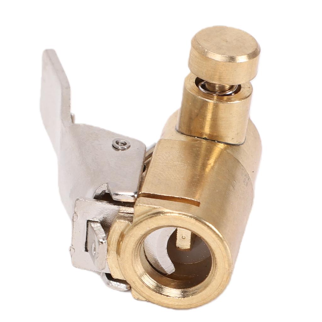 4PCS Tire Inflator Nozzle Adapter Connectors Brass Locking Tire Air Chucks Fit for Schrader Valve