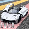 1/32 Lotus Evija Supercar Alloy Muscle Car Model Sound and Light Pull Back Children's Toy Collectibles Birthday Gift