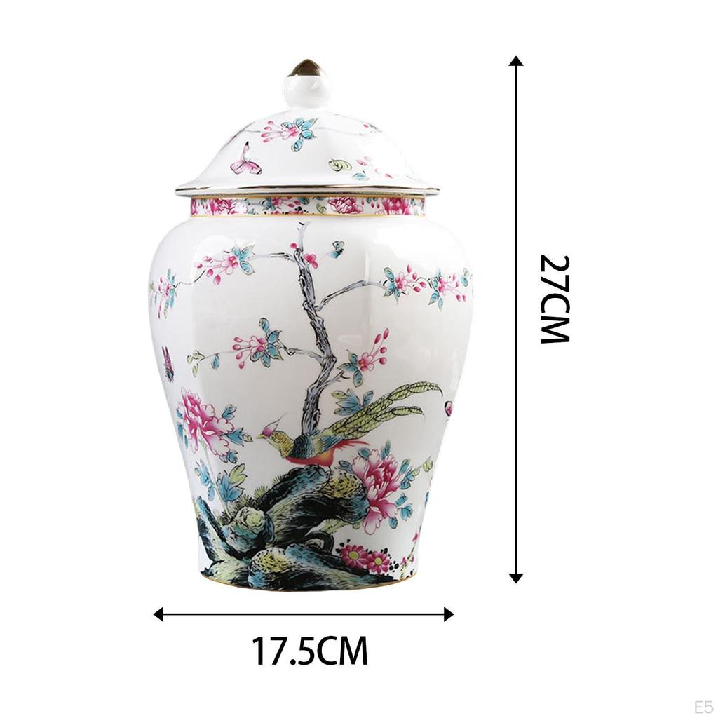 Zázvorová sklenice tradiční porcelánová chrámová váza na květiny pro domácí stolek