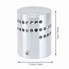 Modern 3W Hole Wall Light Colorful Aluminum LED Wall Lamp 110-220V Surface Mount Wall Lamp Hallway