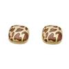 Y2K Style Leopard Print Retro Stud Earrings for Autumn/Winter