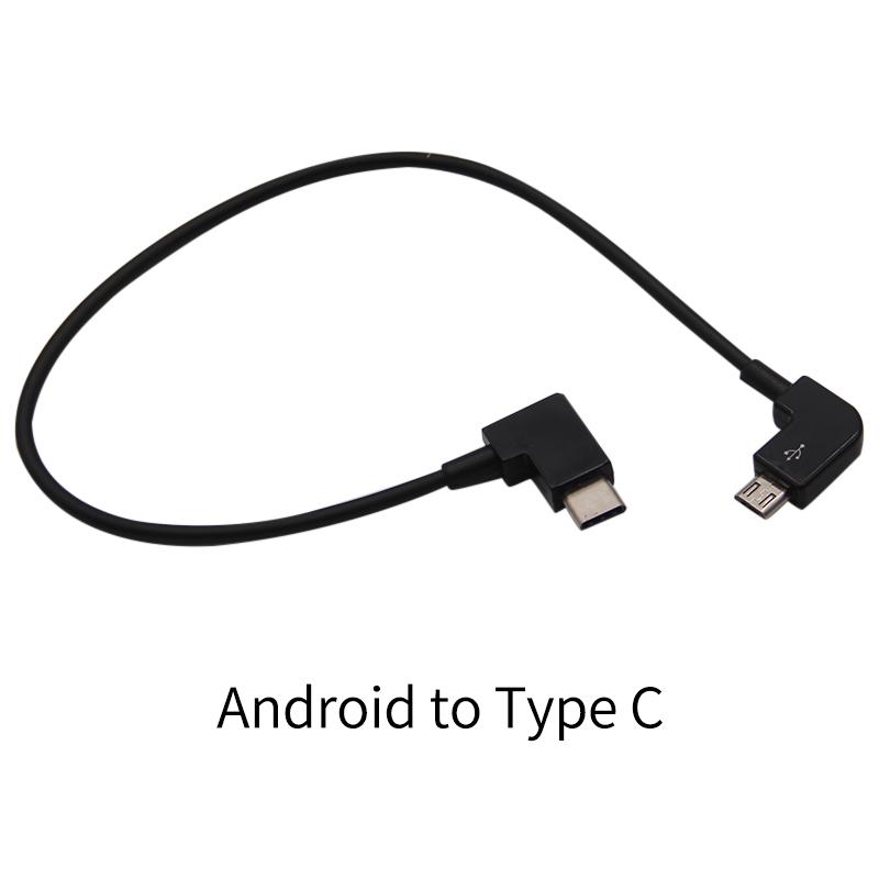 

Кабель передачи данных для DJI Spark/MAVIC Pro/Mavic 2 Air Control Micro USB to Lighting/type C/Micro USB line для iPhone для планшета для xiaomi