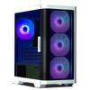 ZALMAN M4 WHITE 120 mm 4 ARGB-Controller installiert Mini-Tower-PC-Gehäuse CS8758 Lüfter/RGB Micro-ATX