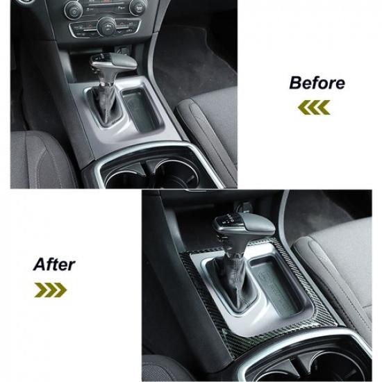 Gear Shift Panle Cover Center Console Trim Bezel for Dodge Charger 2015-2019