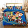 3D Druck Asterix und Obelix Cartoon Bettwäsche Set Doppel Einzel King Bettbezug Steppdecke Kissenbezug Jungen Mädchen Erwachsene Schlafzimmer