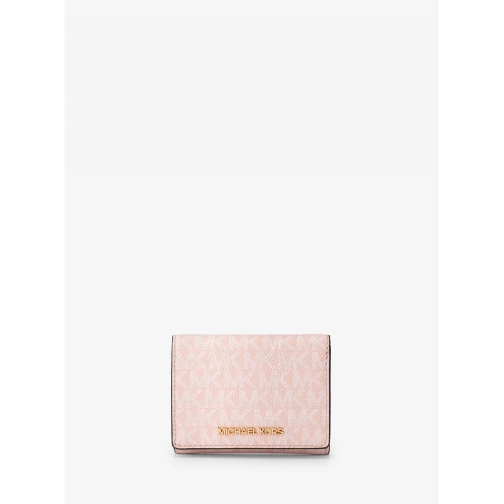 

Michael Kors [japan Limited] Jet Set Travel Compact Wallet Medium Mk Signature 35s3gtve2v9011 Light Powder Blush F