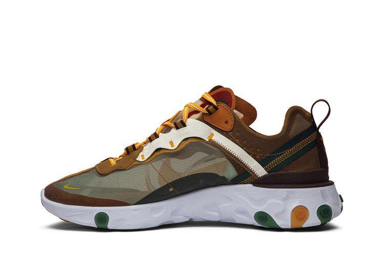 Men's Sneakers Nike React Element 87 Orange Peel Pale Ivory/Orange Peel