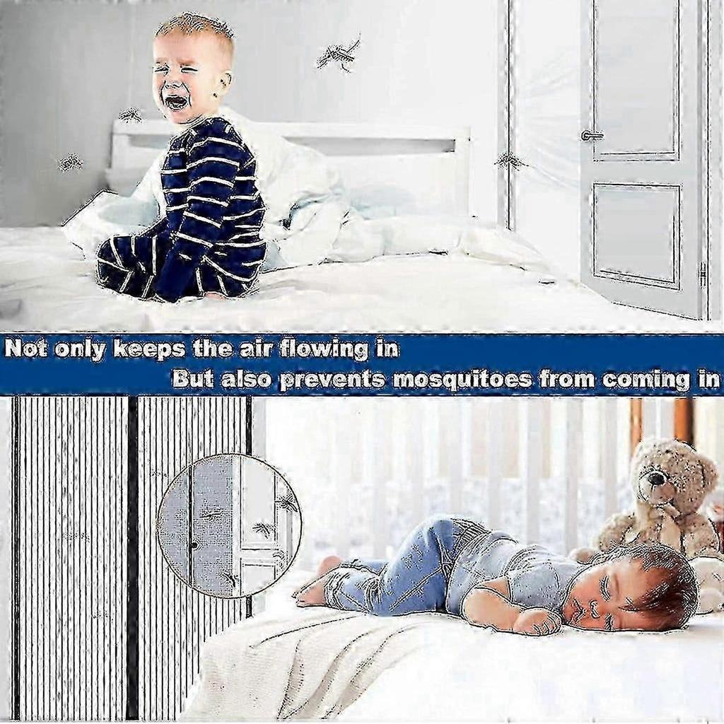 120x210 cm Mosquito Net Door with Magnetic Closure